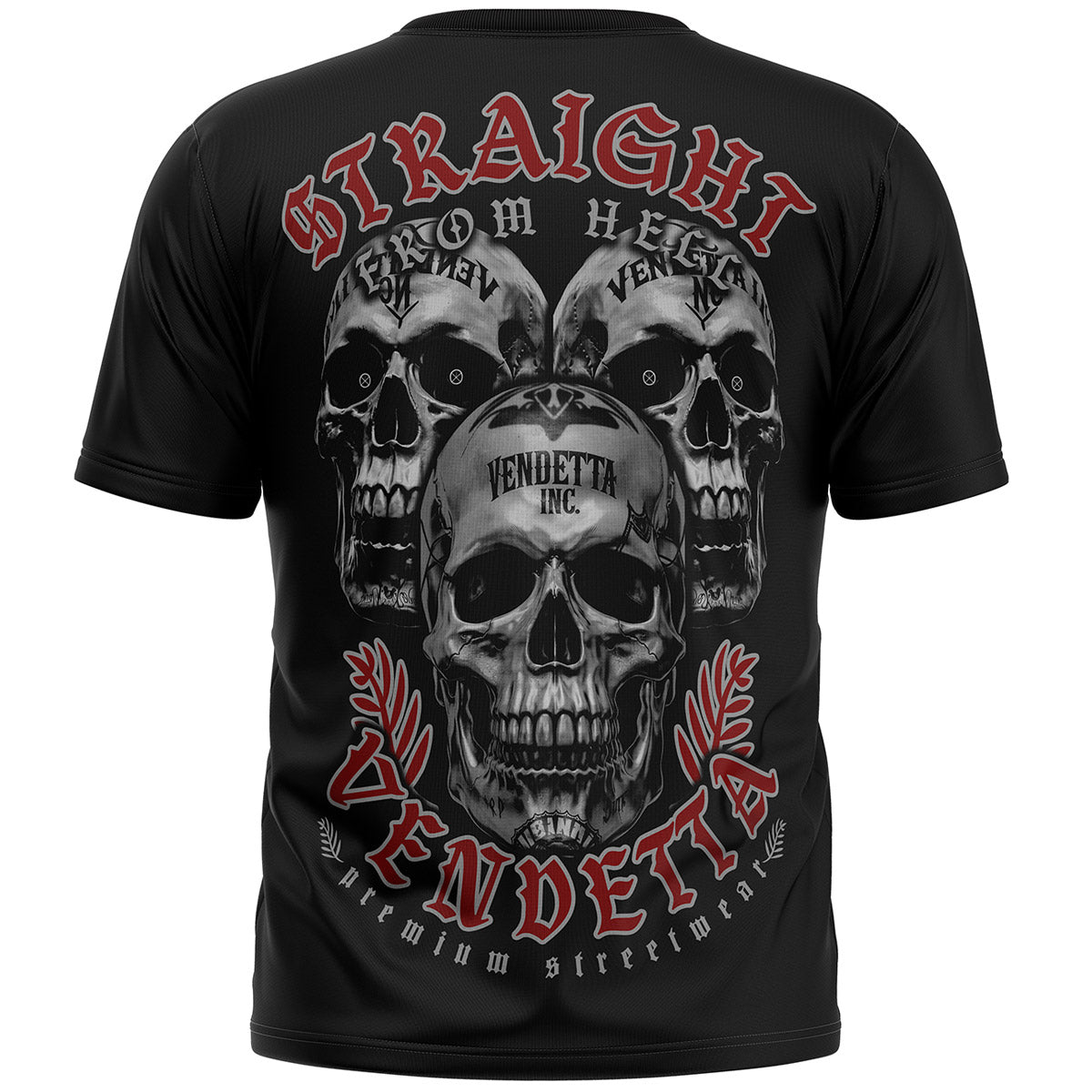 Vendetta Inc. Shirt Straight schwarz VD-1474