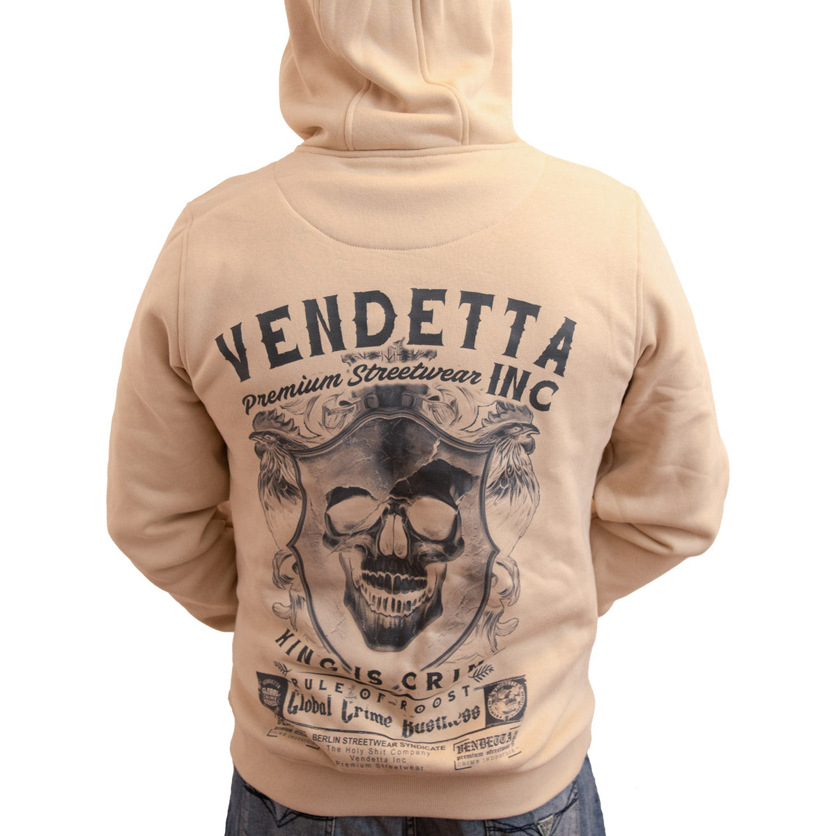 Vendetta Inc. Kapuzenpullover King sand VD-4075