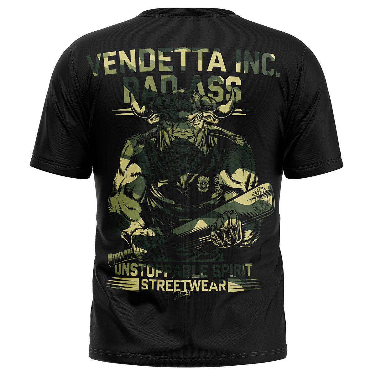 Vendetta Inc. Shirt Bad Ass 2.0 schwarz VD-1488