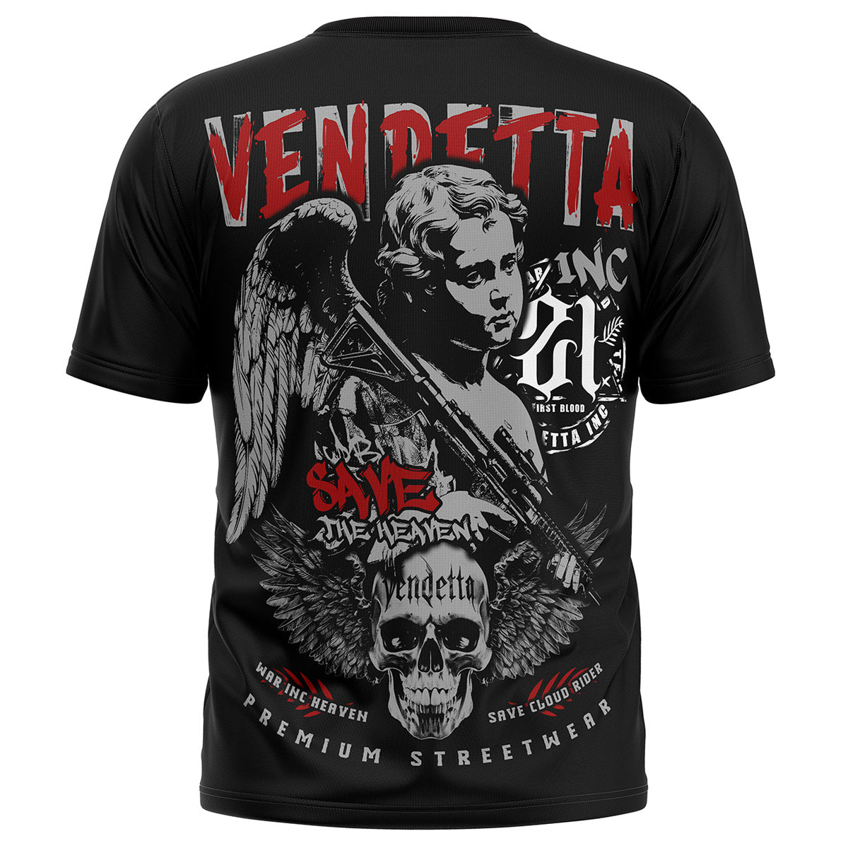 Vendetta Inc. Shirt Heaven schwarz VD-1501