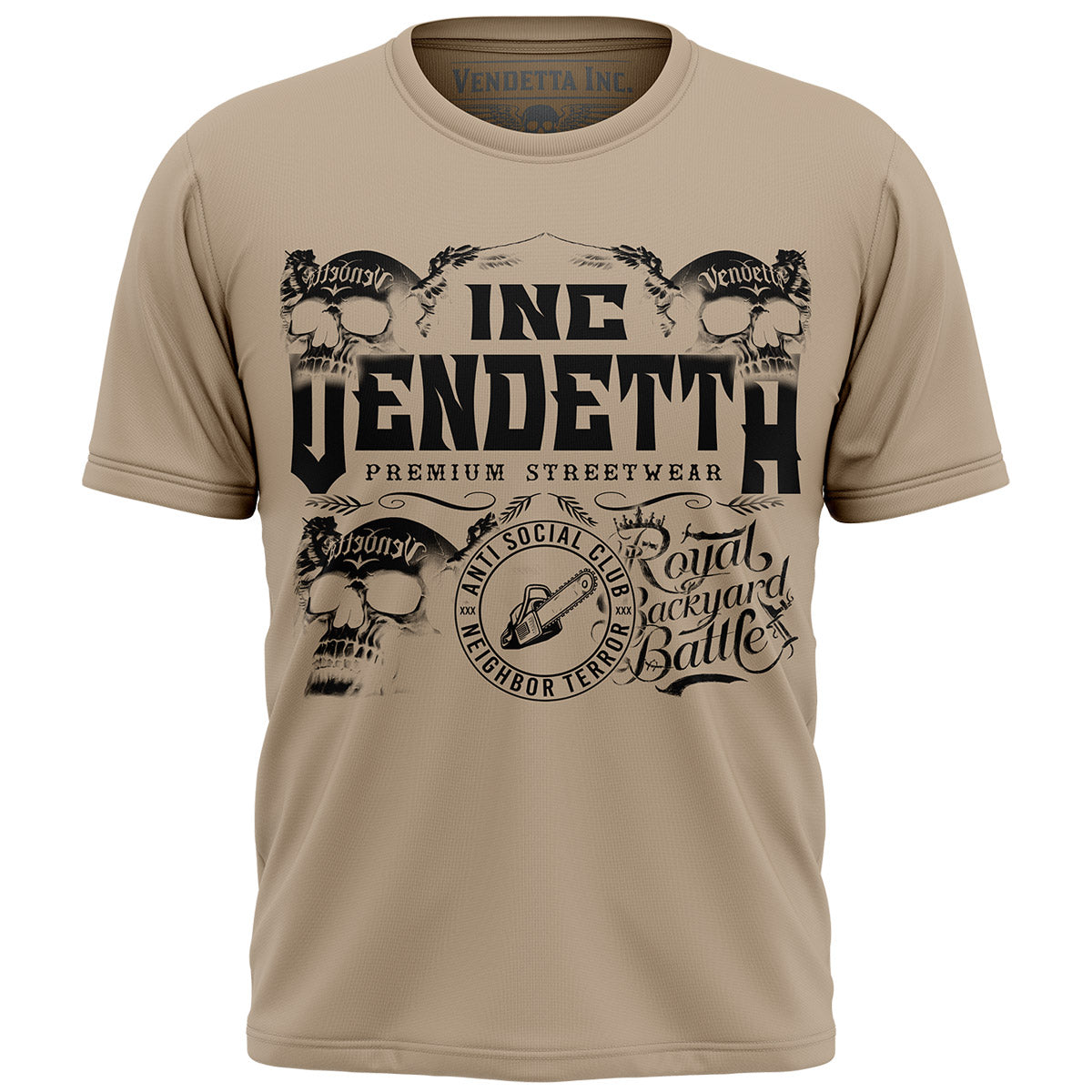 Vendetta Inc. Shirt Royal sand VD-1515
