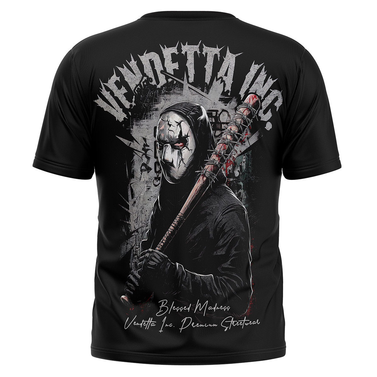 Vendetta Inc. Shirt Mask Men schwarz VD-1526