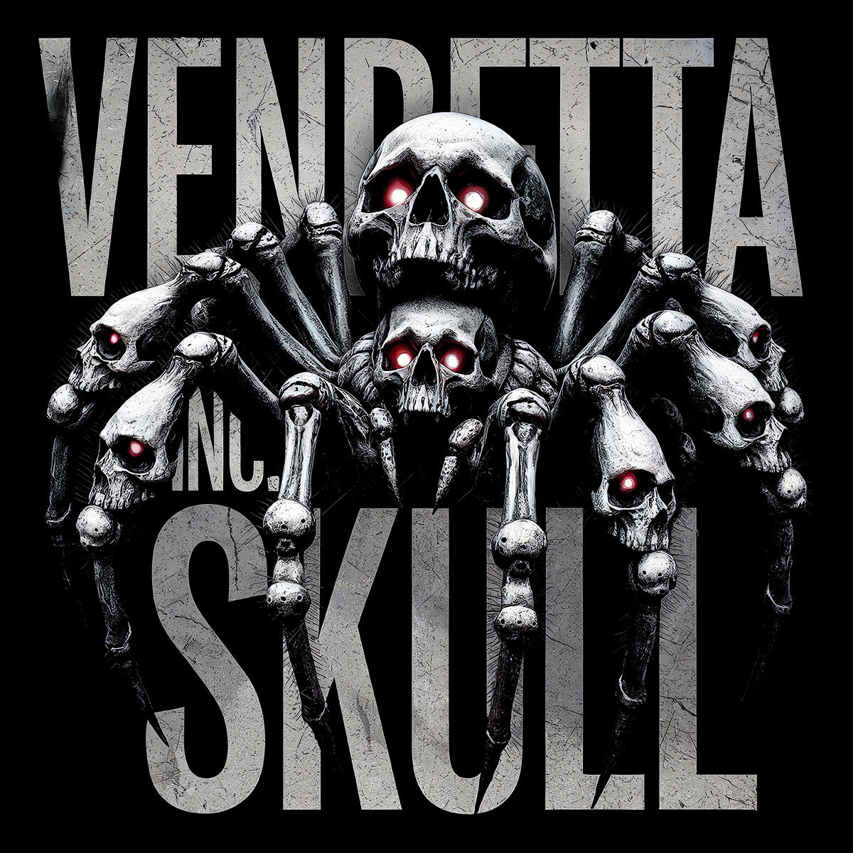 Vendetta Inc. Shirt Spider schwarz VD-1530