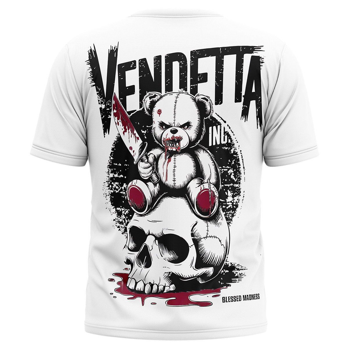 Vendetta Inc. Shirt Kill Teddy weiß VD-1529