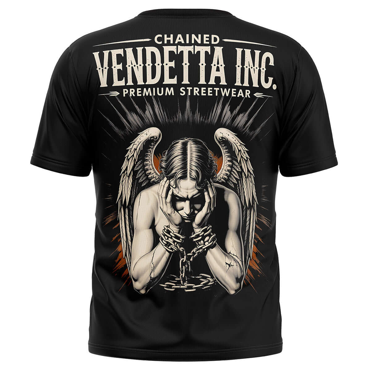 Vendetta Inc. Shirt Chained Angel schwarz