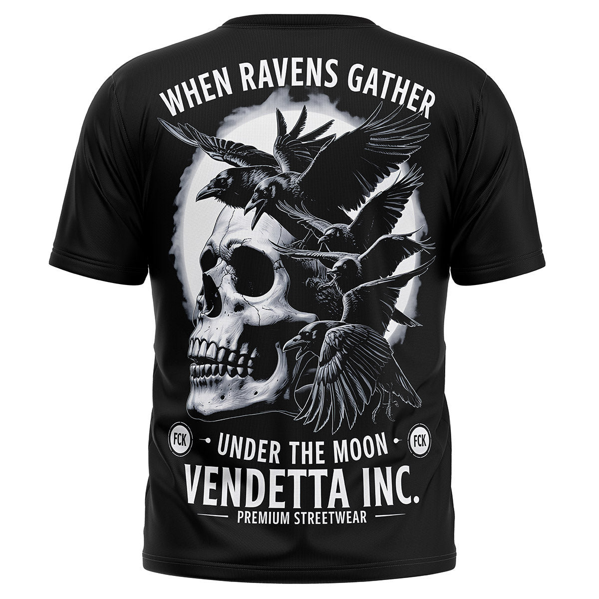 Vendetta Inc. Shirt Black Flock schwarz