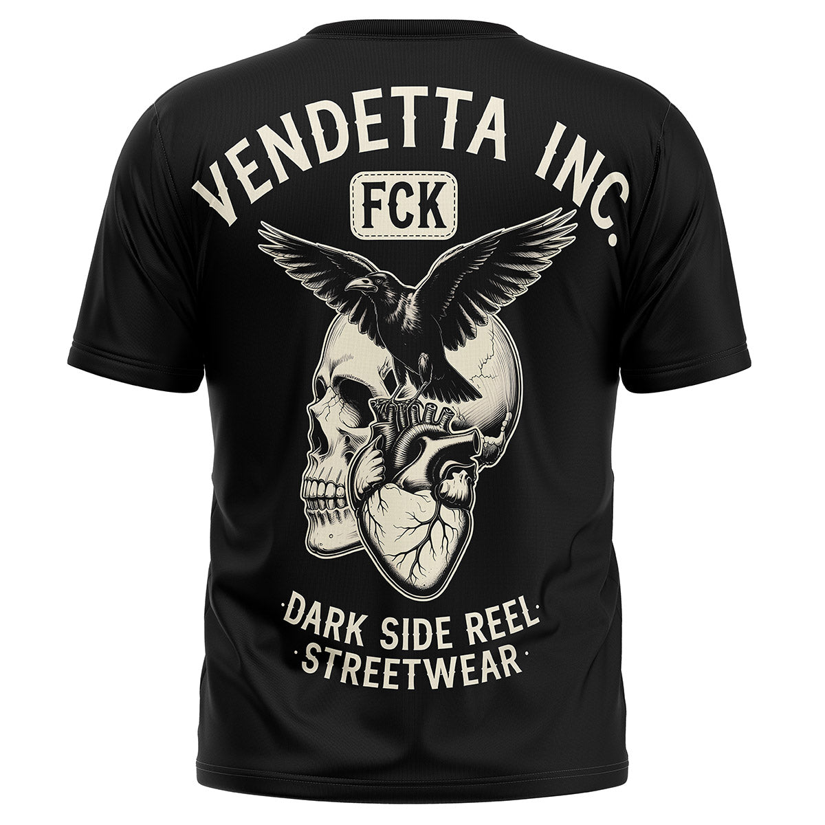 Vendetta Inc. Shirt Dark Side Crow schwarz