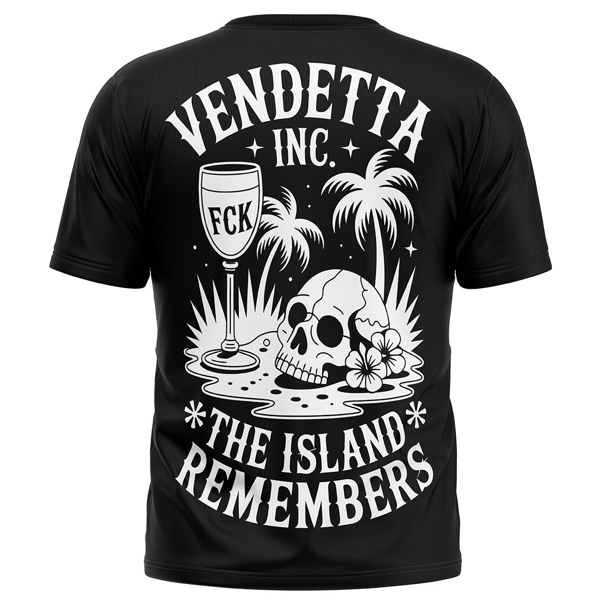 Vendetta Inc. Shirt Skull Island schwarz