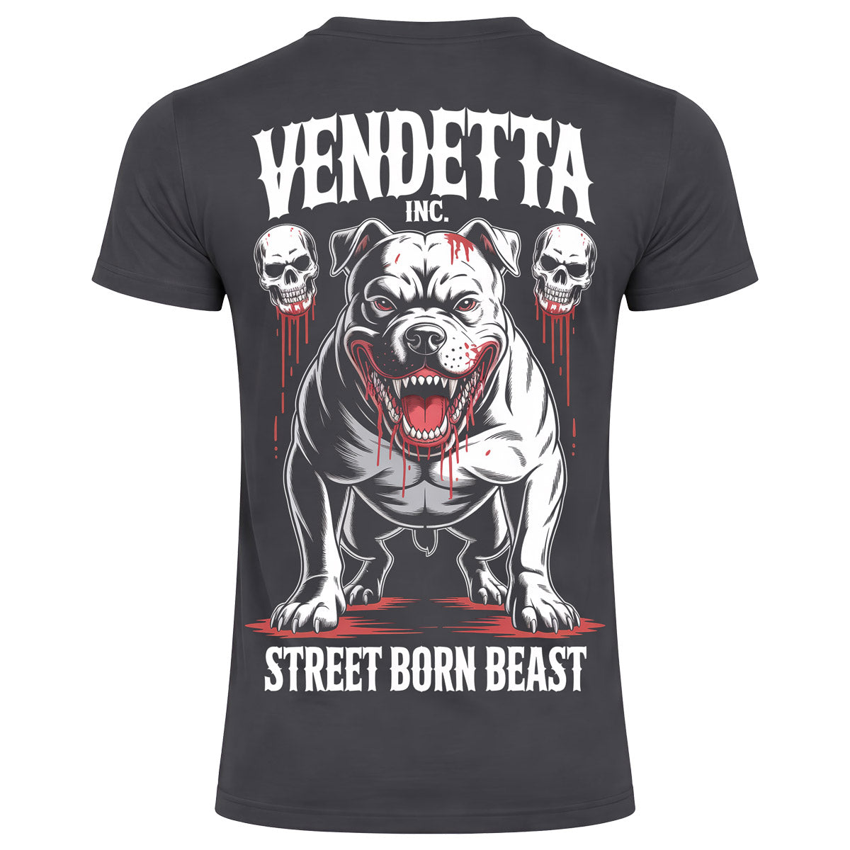 Vendetta Inc. Shirt Street Born Beast ebony