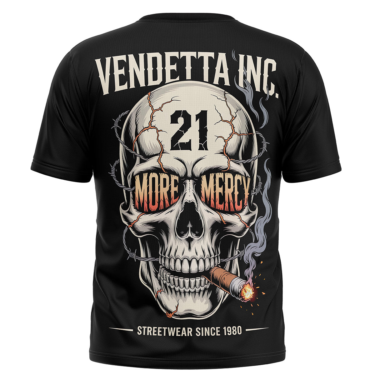 Vendetta Inc. Shirt More Mercy schwarz VD-1792