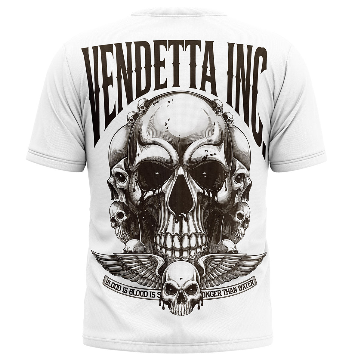 Vendetta Inc. Shirt Skull Empire weiß VD-1572