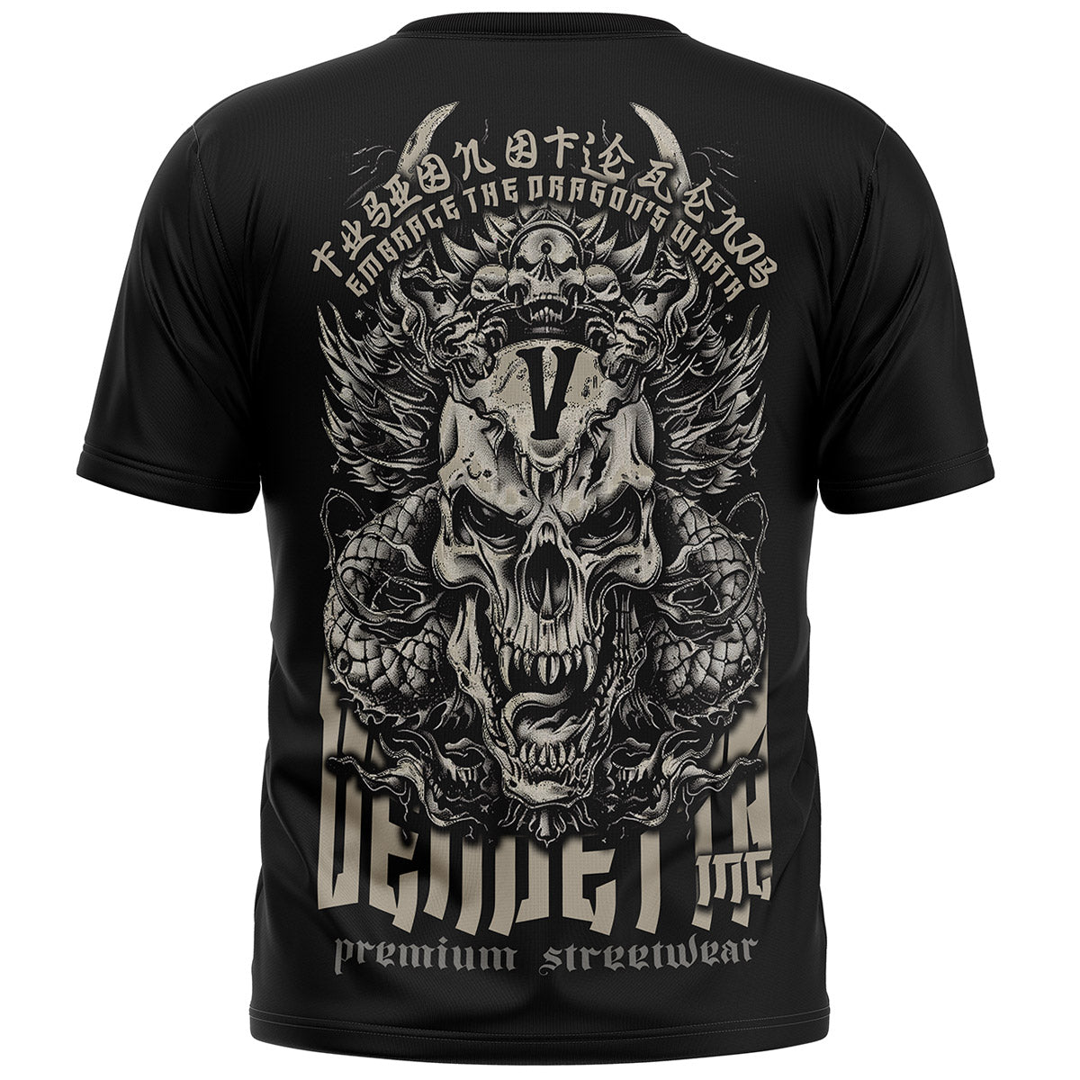 Vendetta Inc. Shirt Dragons schwarz VD-1539