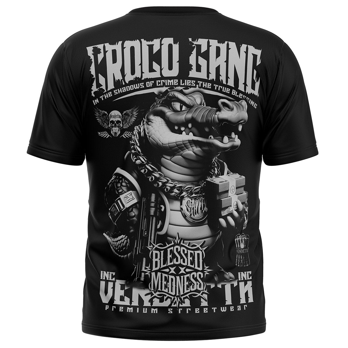 Vendetta Inc. Shirt Croco Gang schwarz VD-1534