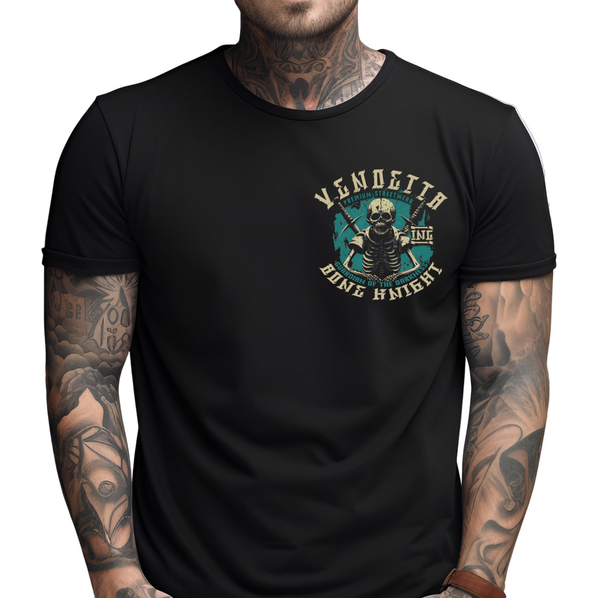 Vendetta Inc. Shirt Bone Knight black 1335