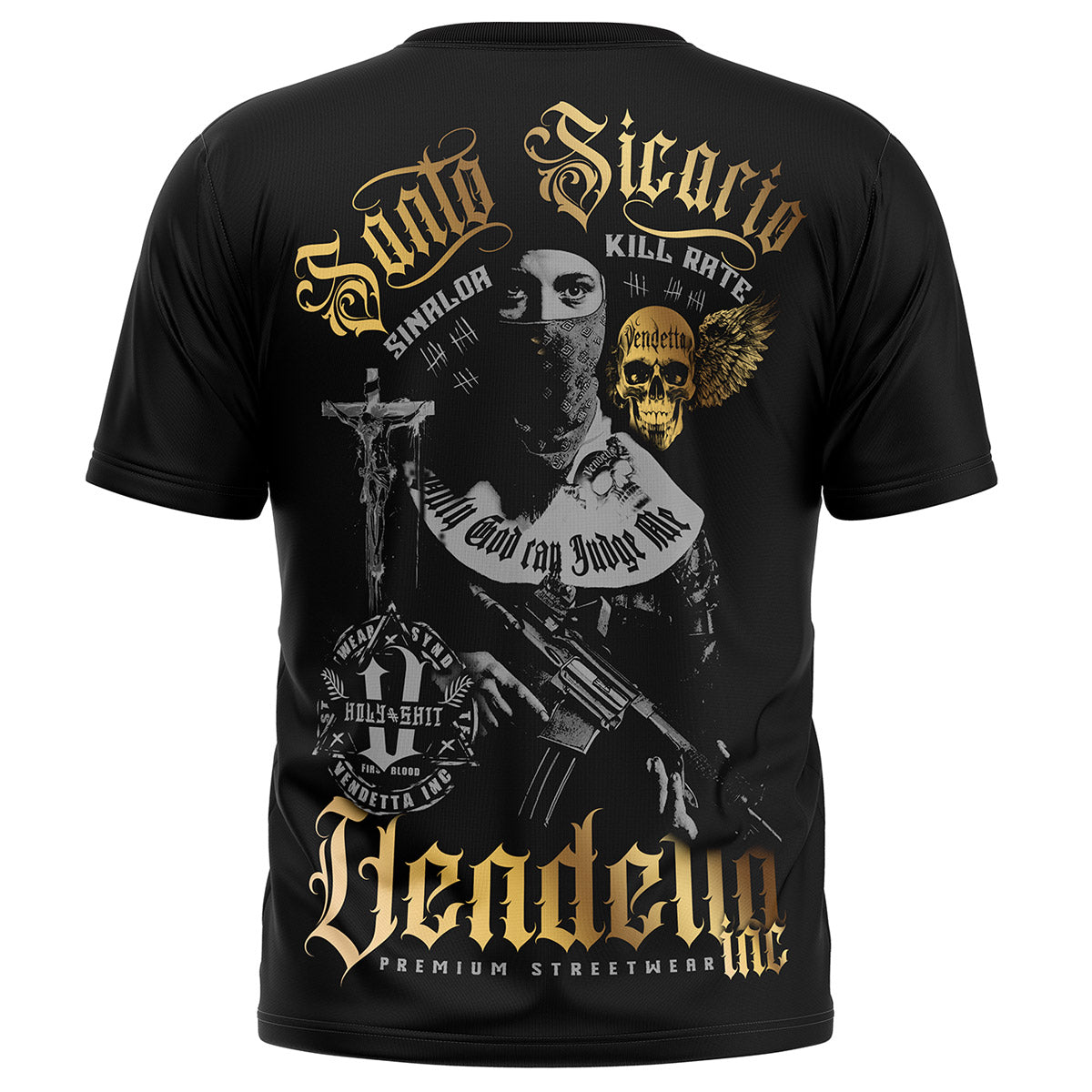Vendetta Inc. Shirt Kill Rate schwarz