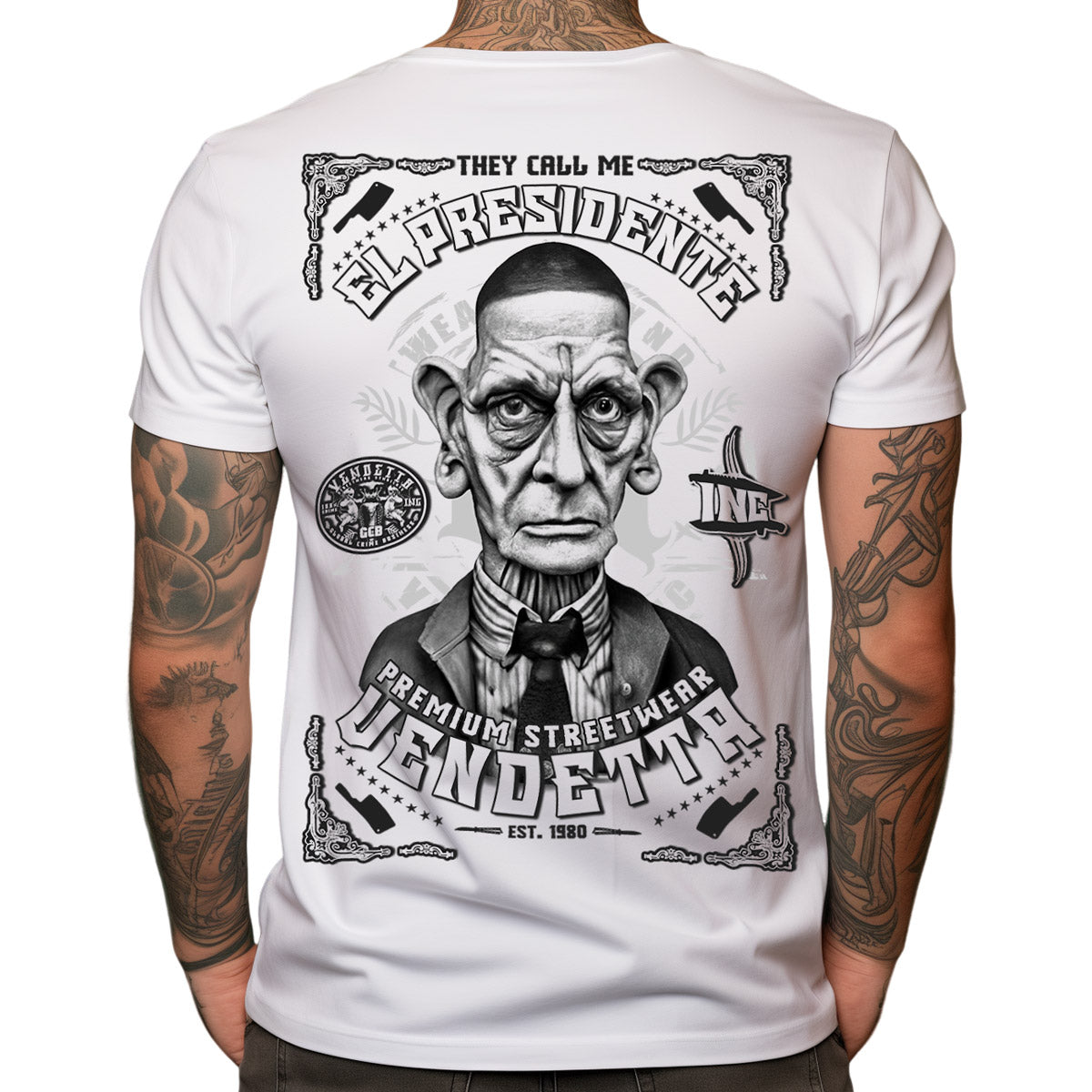 Vendetta Inc. Shirt El Presidente weiß