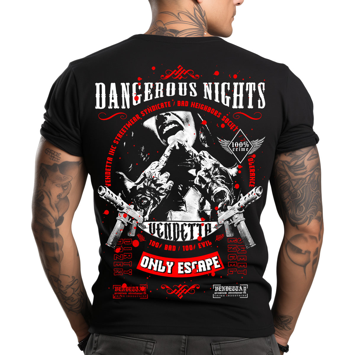 Vendetta Inc. Herren T-Shirt schwarz Dangerous