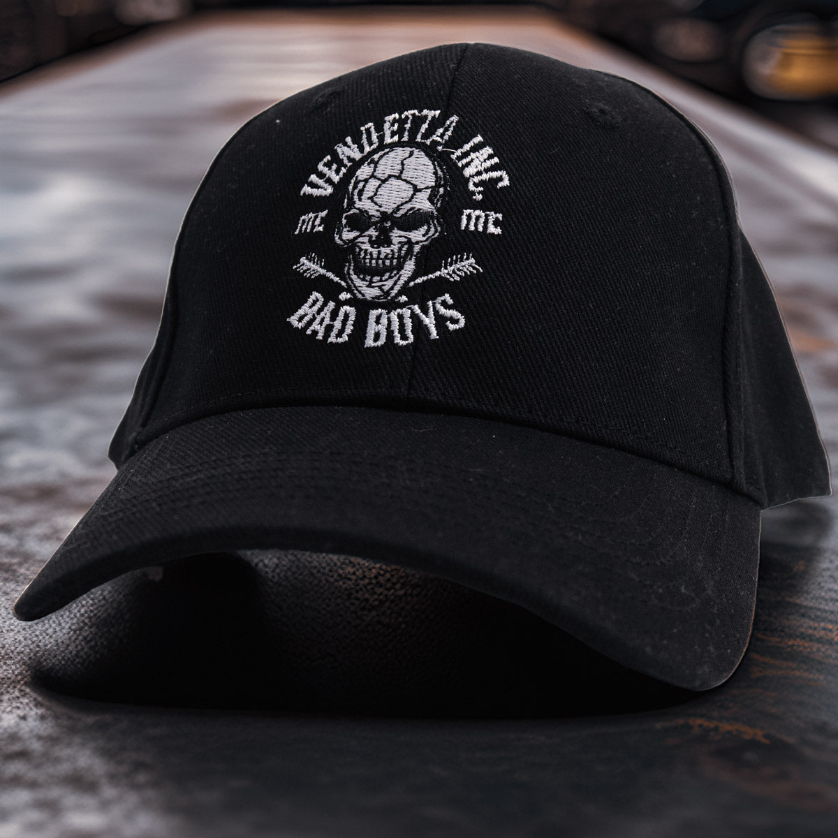 Vendetta Inc. 6 Panel Cap Bad Boys MC schwarz