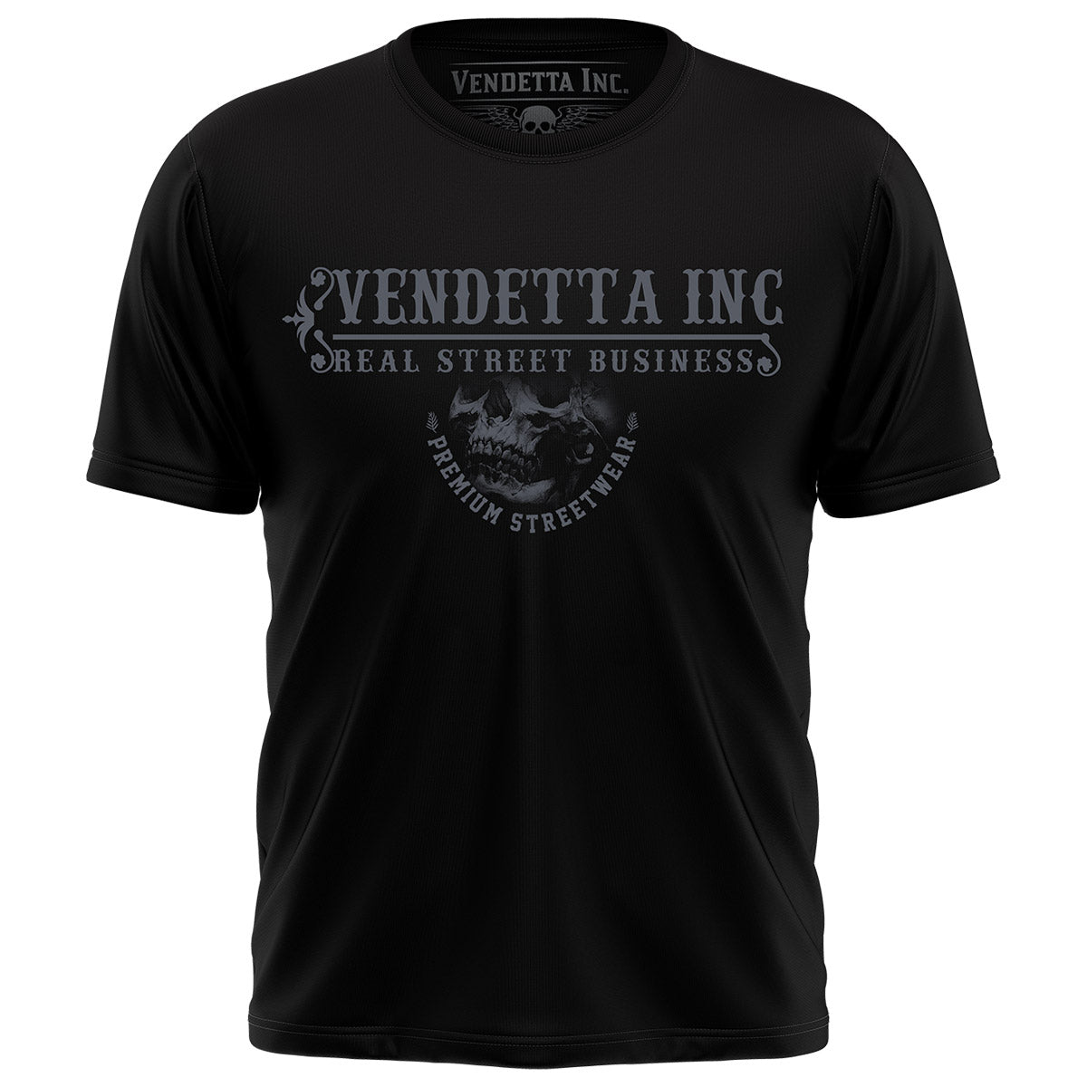 Vendetta Inc. Shirt Cobra Skull schwarz VD-1224
