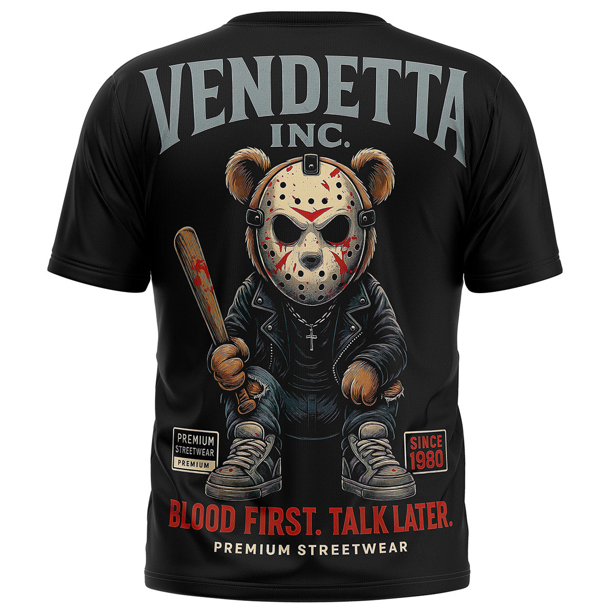 Vendetta Inc. Shirt Talk Later schwarz VD-1588