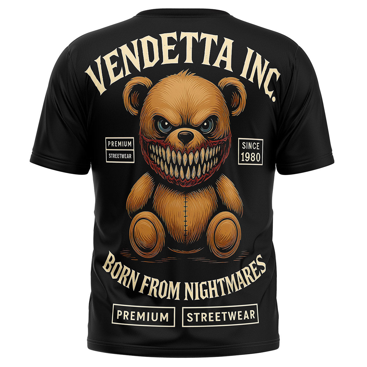Vendetta Inc. Shirt Born From Nightmares schwarz VD-1587