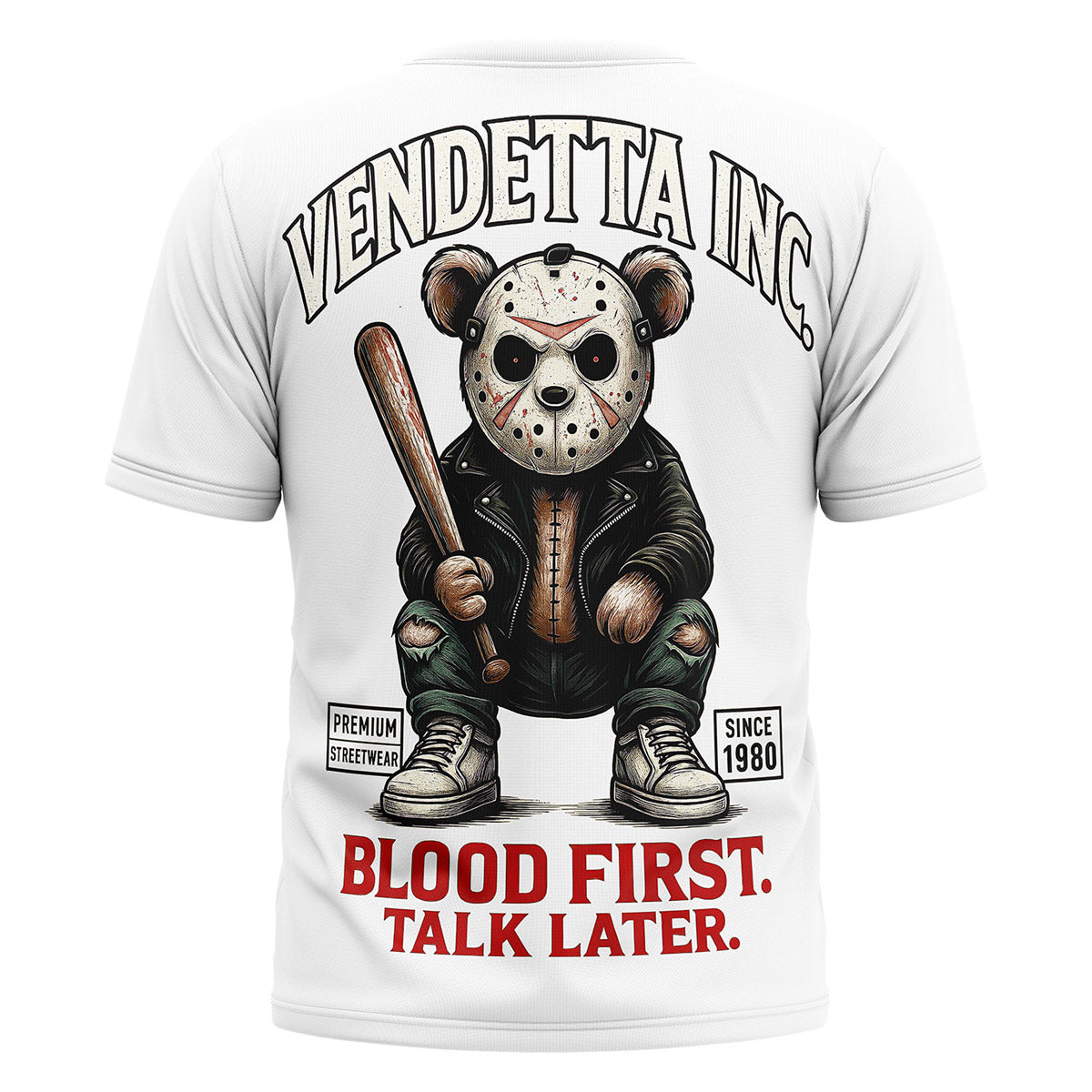 Vendetta Inc. Shirt Talk Later weiß VD-1589