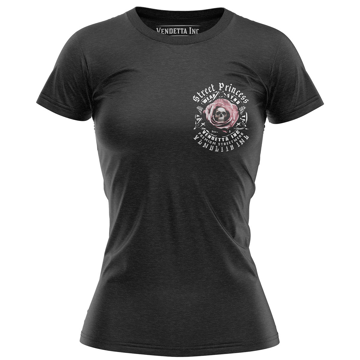 Vendetta Inc. Shirt Princess schwarz VD-0047