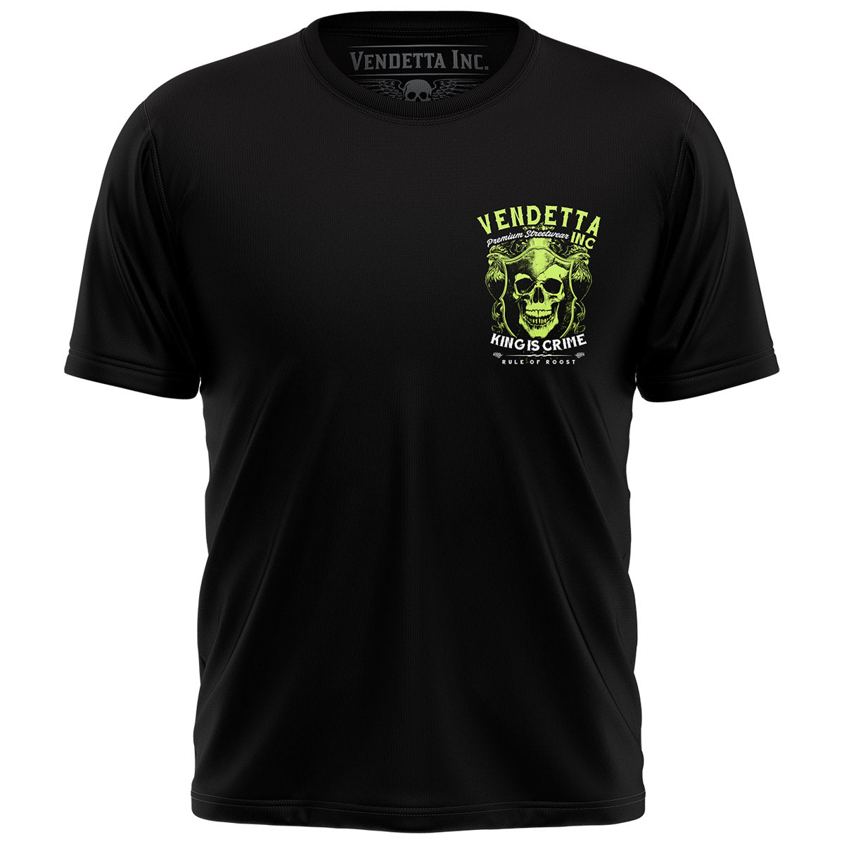 Vendetta Inc. Shirt King is Crime schwarz VD-1592