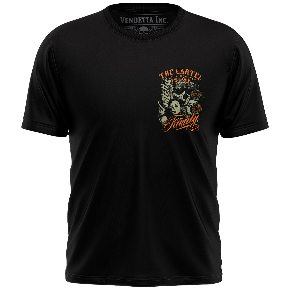 Vendetta Inc. Shirt Cartel Bloodline schwarz VD-1601