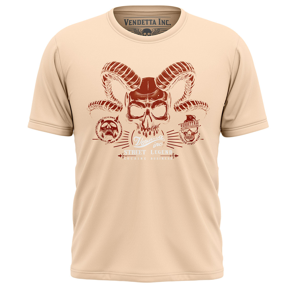 Vendetta Inc. Shirt Red Reign Natural VD-1628
