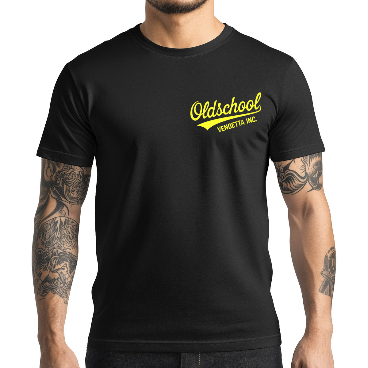 Vendetta Inc. Shirt Oldschool Legacy schwarz VD-1622