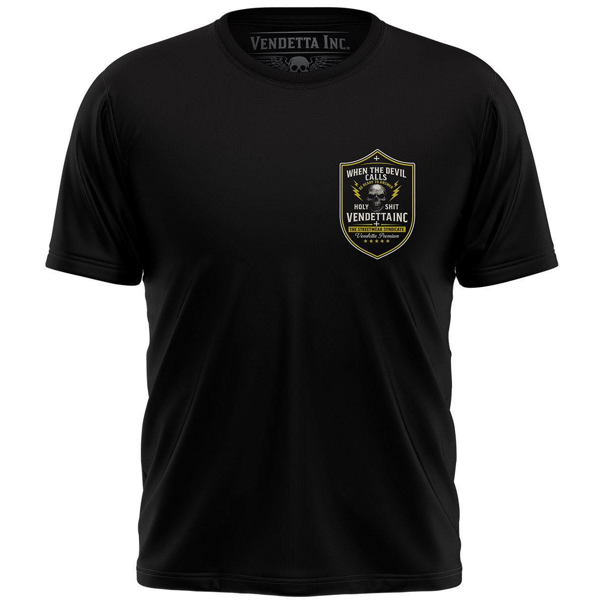 Vendetta Inc. Shirt Devil Call schwarz VD-1633