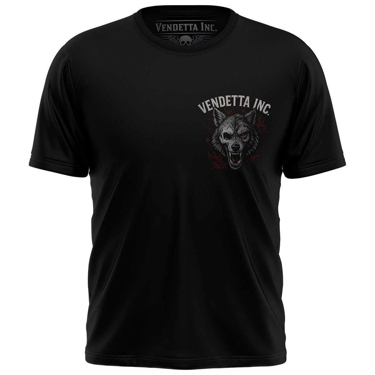 Vendetta Inc. Shirt Howl Back schwarz VD-1646