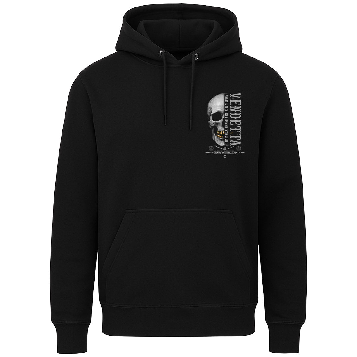 Vendetta Inc. Hoodie Golden Skull schwarz