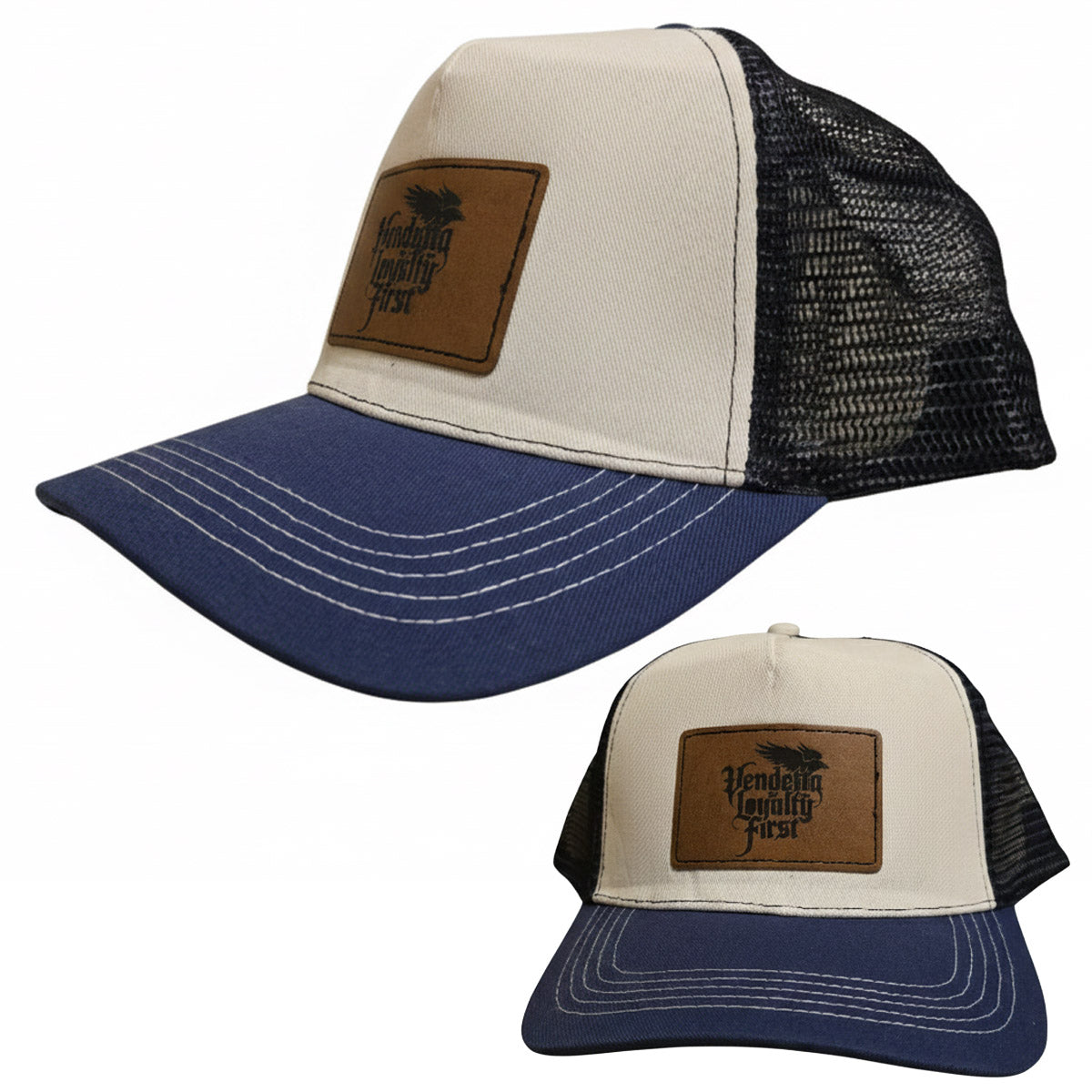 Vendetta Inc. Trucker Logo Patch off white