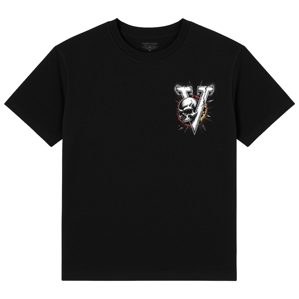 Vendetta Inc. Shirt V Skull Core schwarz