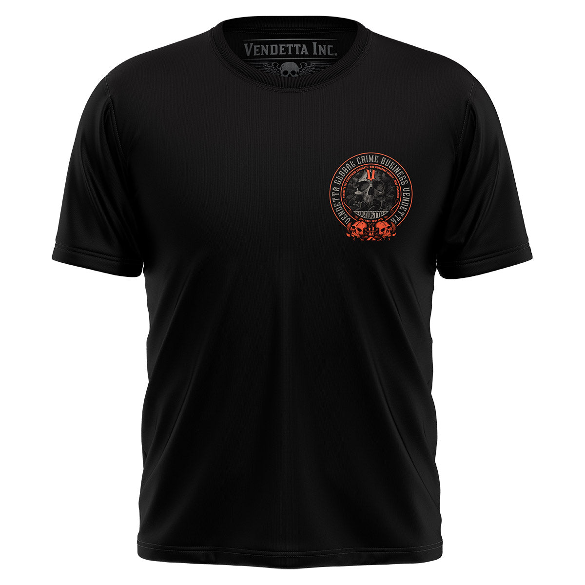 Vendetta Inc. Shirt Global Crime Emblem schwarz