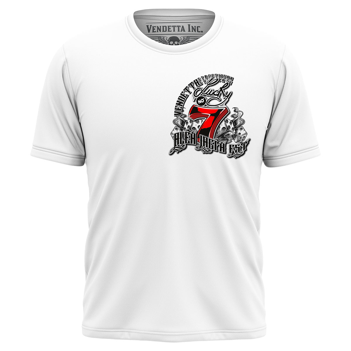 Vendetta Inc. Shirt Lucky 7 weiß VD-1278