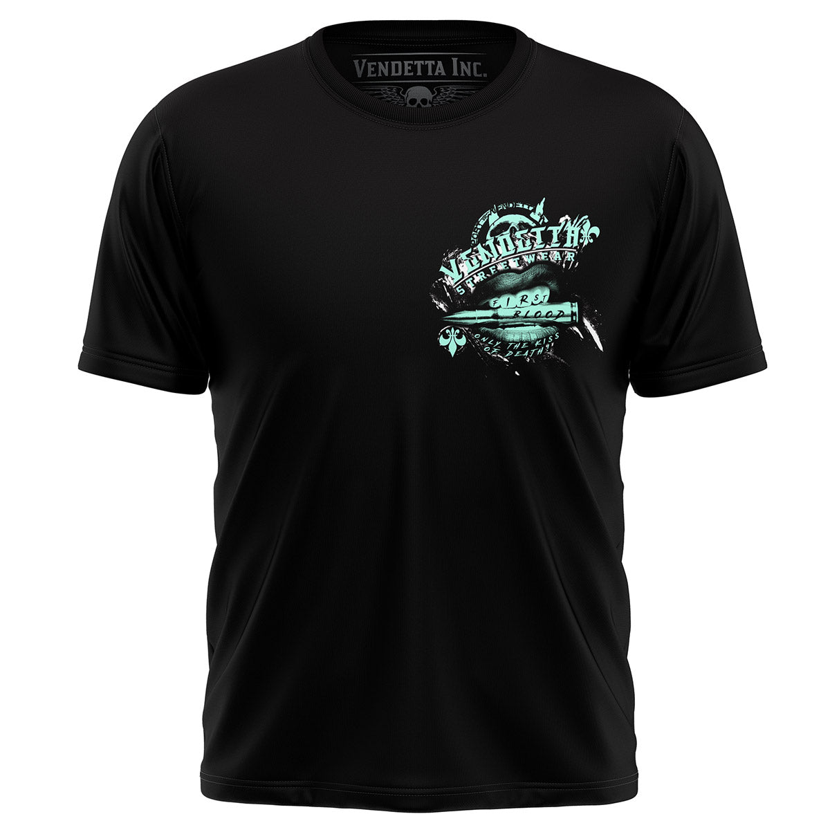 Vendetta Inc. Shirt Only Kiss schwarz VD-1292