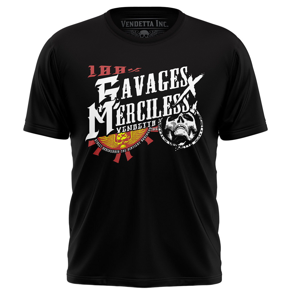 Vendetta Inc. Shirt Savages schwarz VD-1117