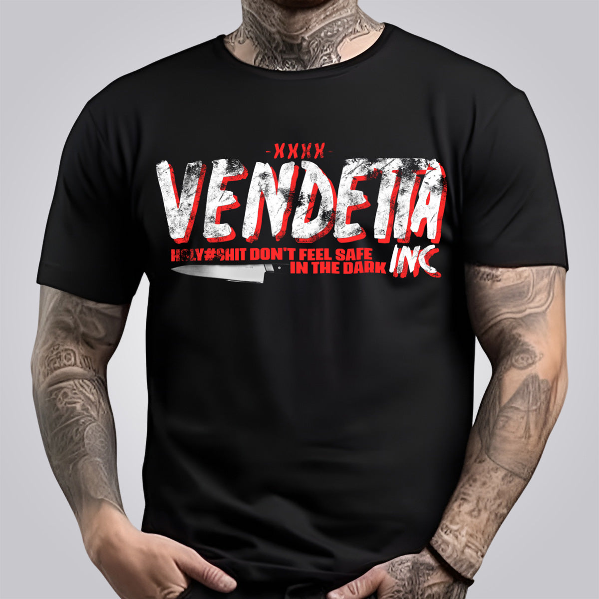 Vendetta Inc. T-Shirt Psycho XXX schwarz VD-1308