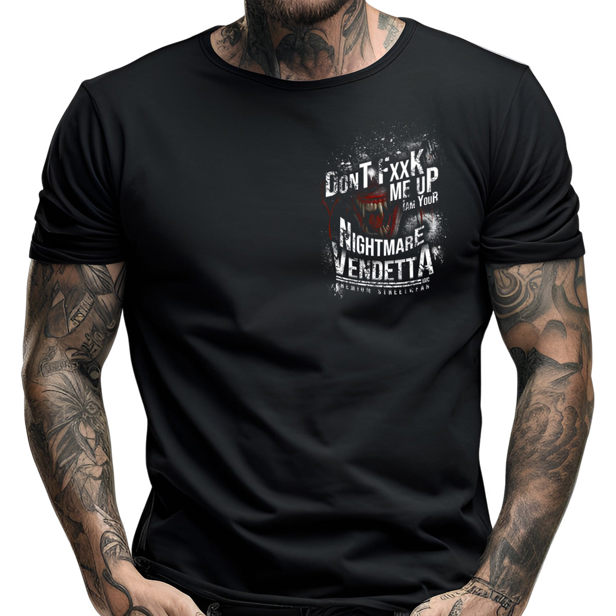Vendetta Inc. Shirt Dont FxxK schwarz 1323