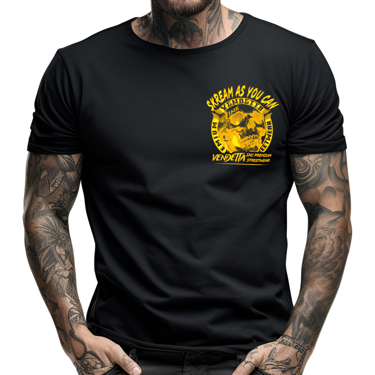 Vendetta Inc. Shirt Skream as you Can schwarz 1321