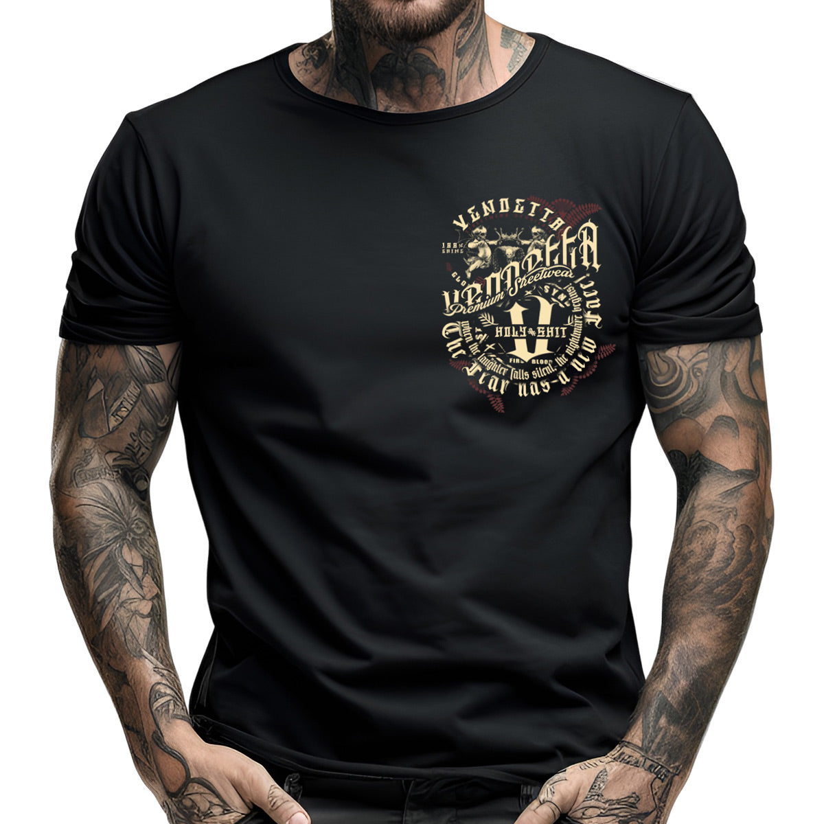 Vendetta Inc. Shirt Silent schwarz 1312