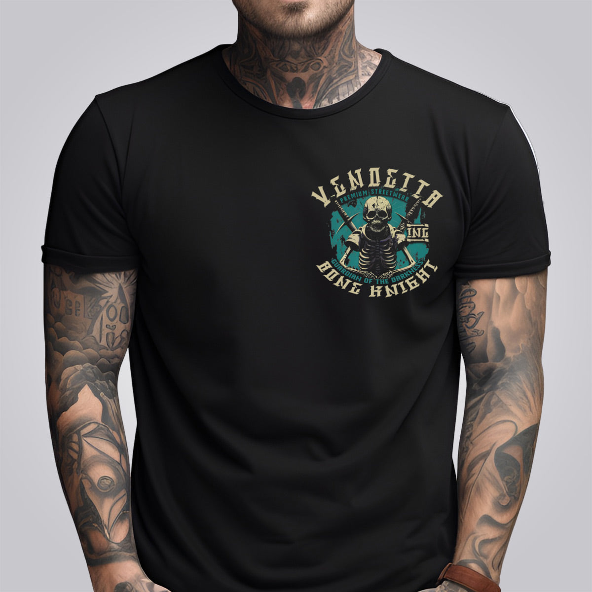 Vendetta Inc. Shirt Bone Knight schwarz 1335