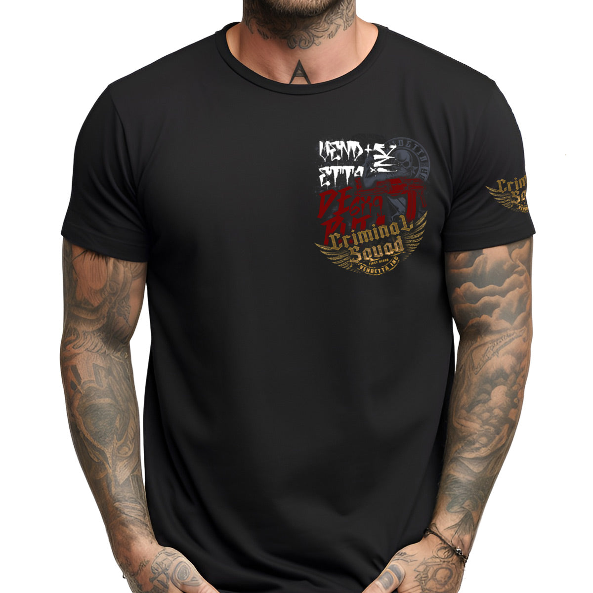 Vendetta Inc. Shirt schwarz Crime Squad VD-1236
