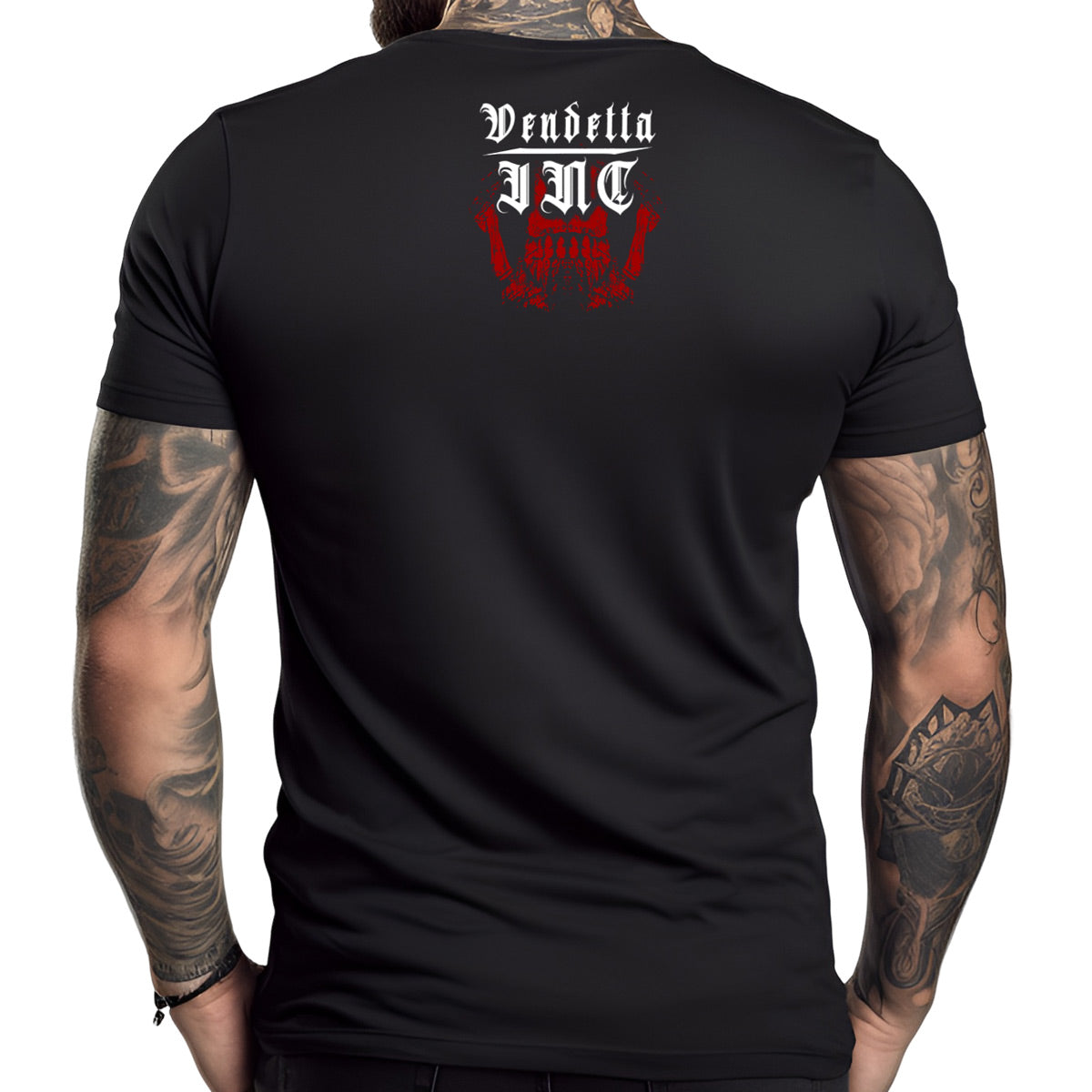 Vendetta Inc. Shirt schwarz Skull Lion VD-1263