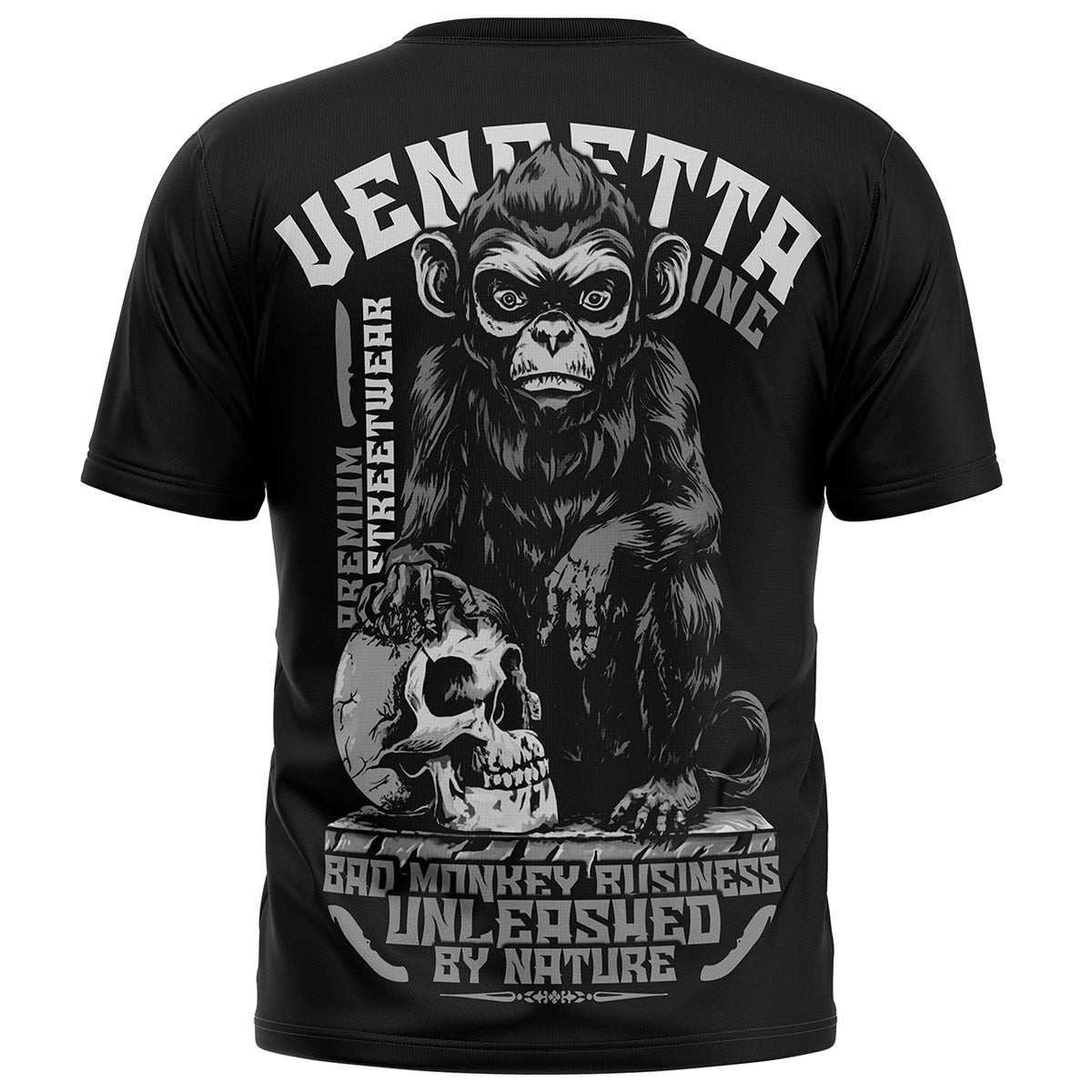 Vendetta Inc. Shirt schwarz Bad Monkey VD-1392