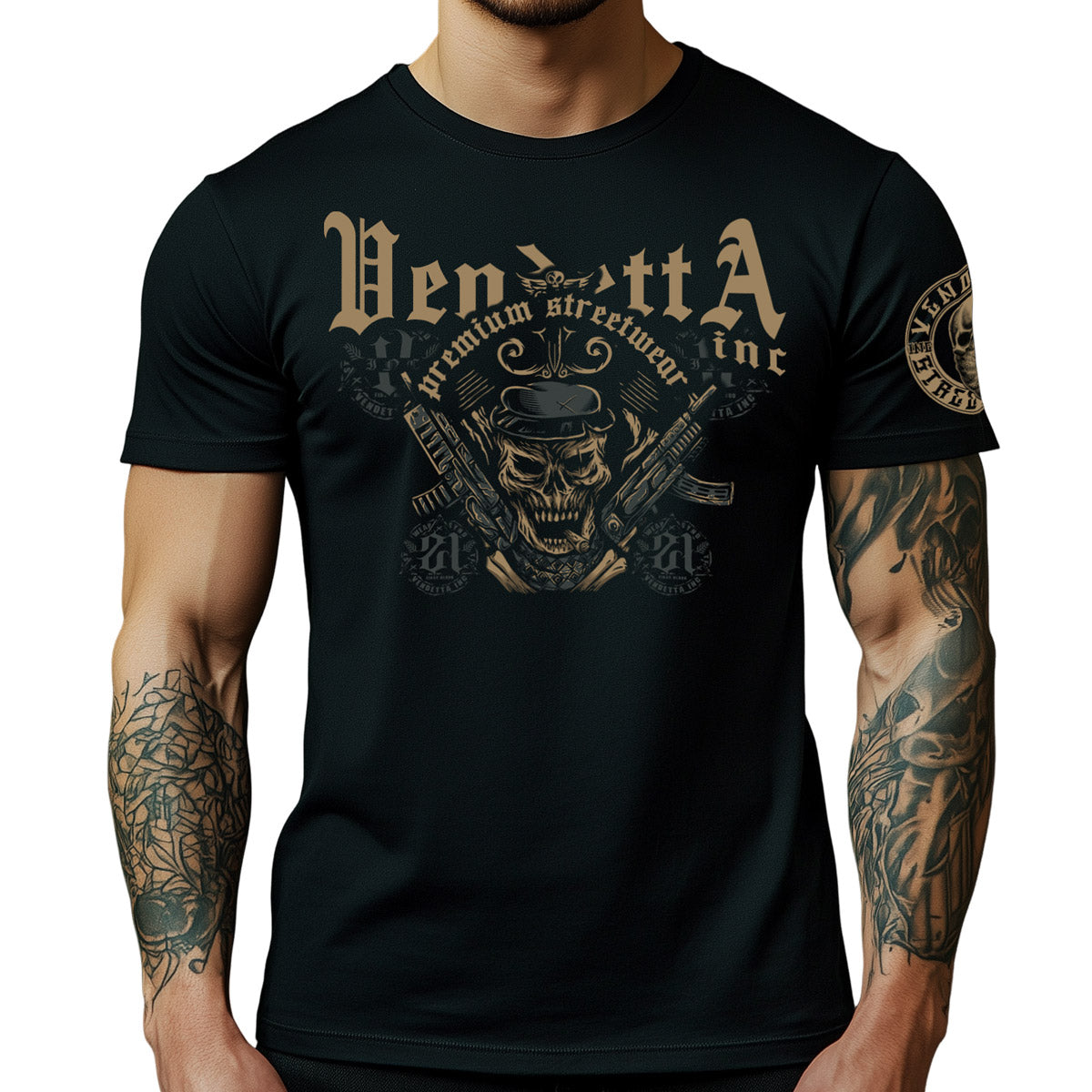 Vendetta Inc. Shirt schwarz Street King VD-1294
