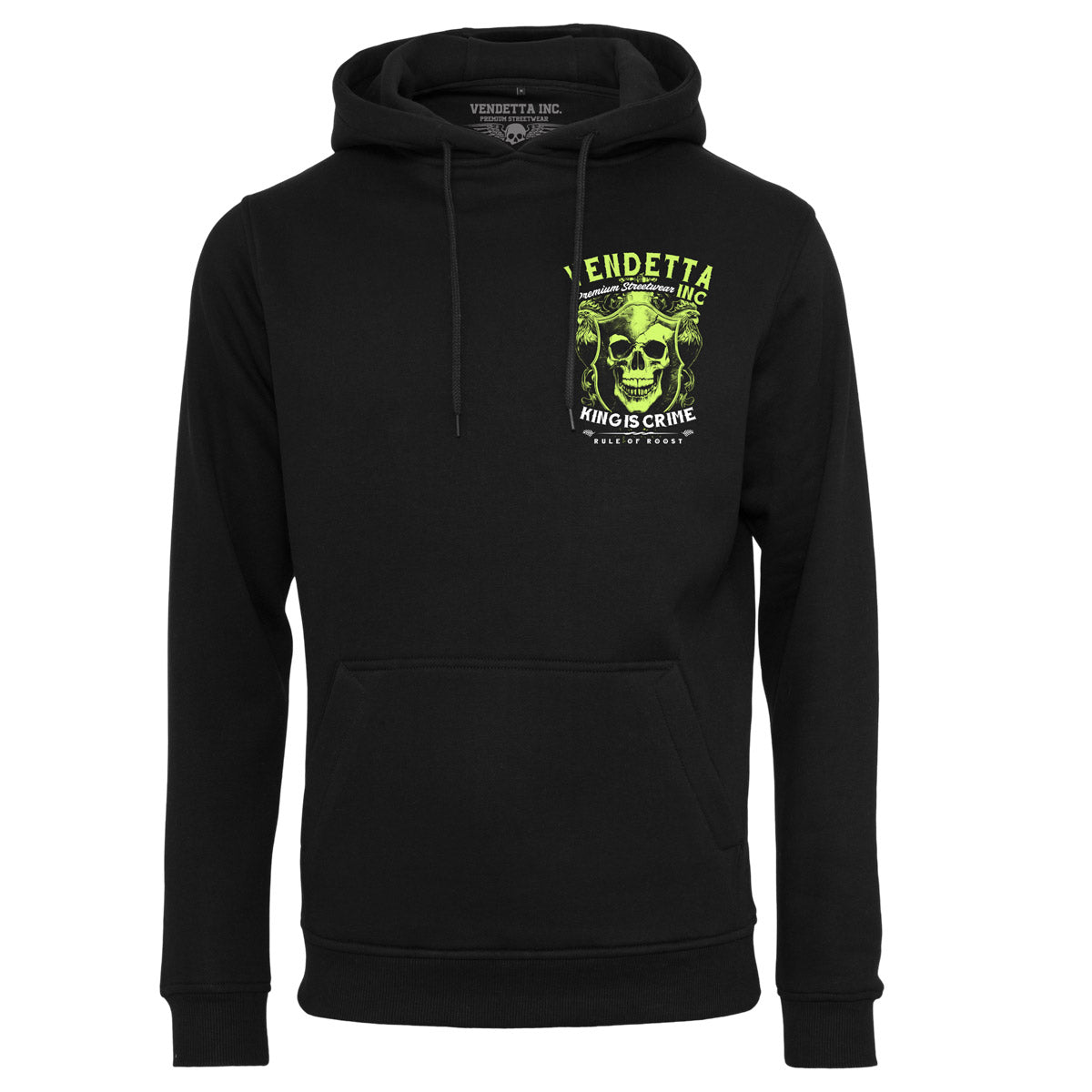 Vendetta Inc. Sweatshirt Skull King schwarz VD-4057